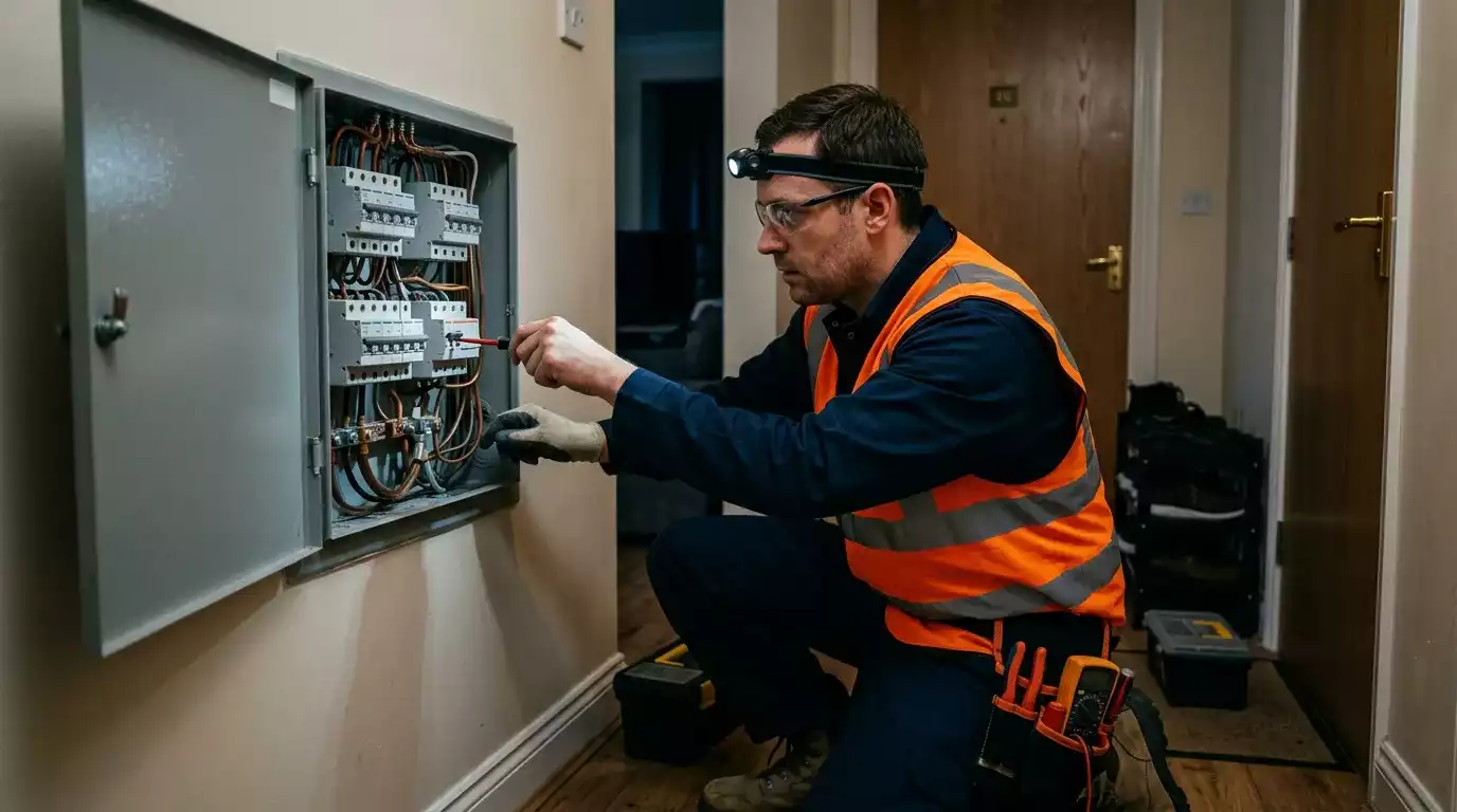 Instalação elétrica conforme NBR 5410 em galpão comercial