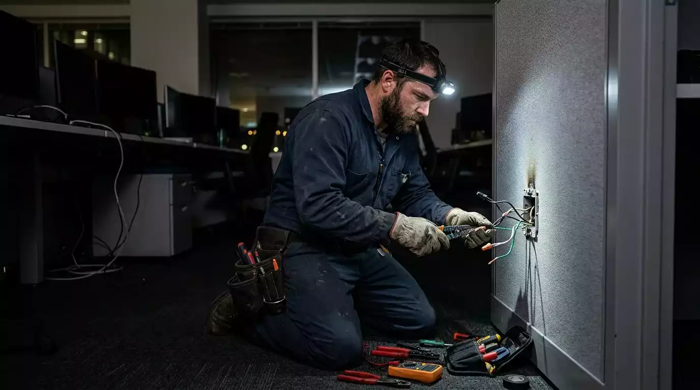 Instalação elétrica industrial com atenção à sobrecarga