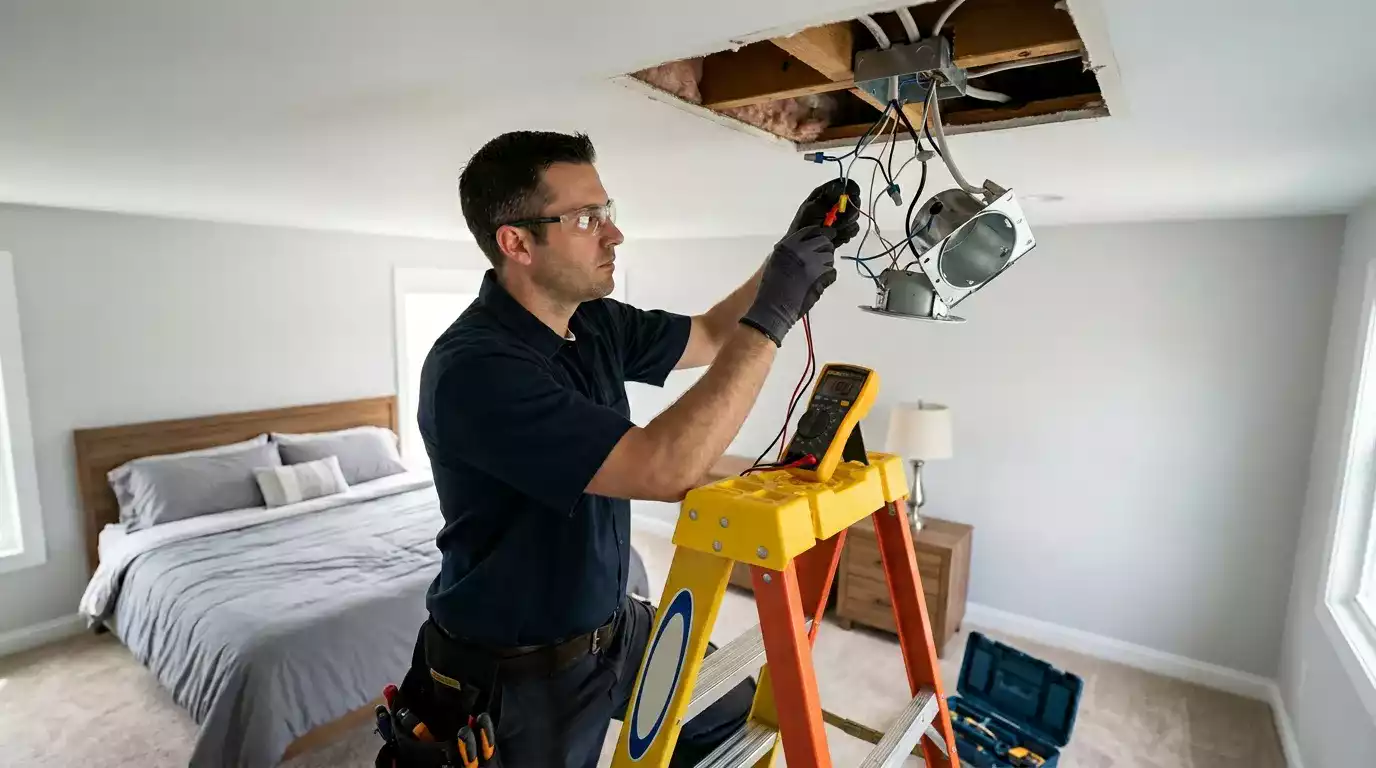 Diagnóstico de curto-circuito em instalação elétrica residencial