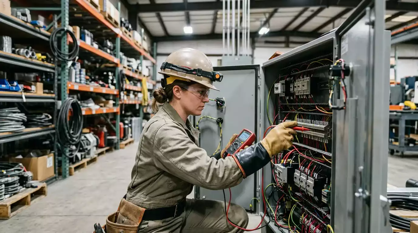 Manutenção preventiva em instalação elétrica
