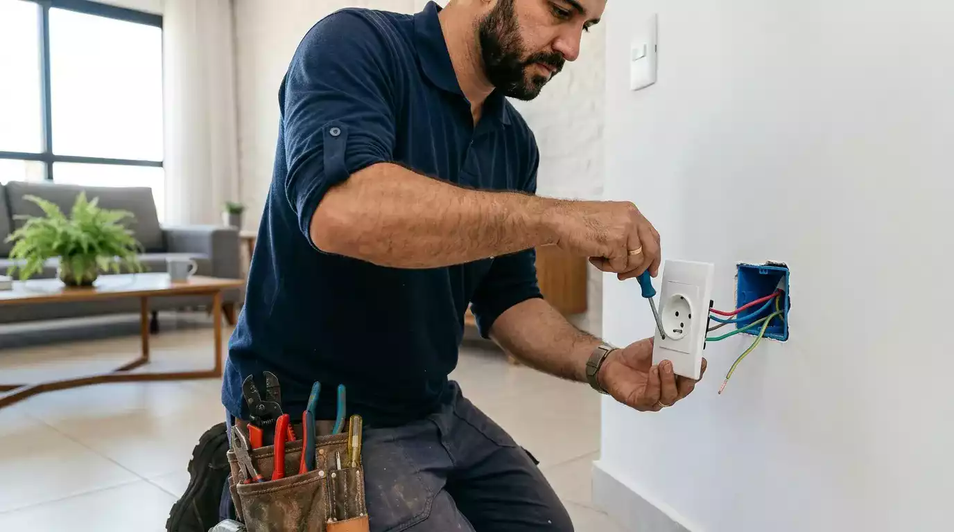 Iluminação LED eficiente em ambiente empresarial em Campo Grande