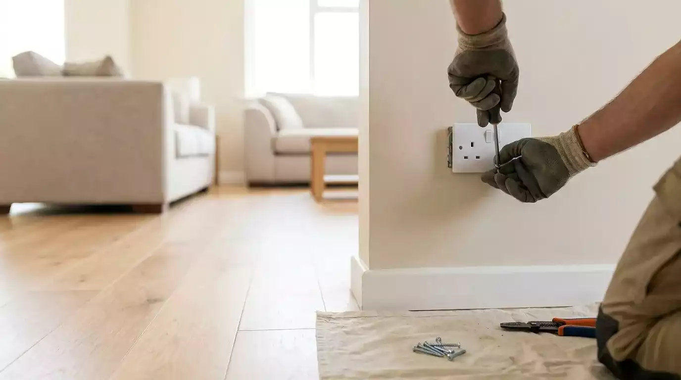 Manutenção preventiva em instalação elétrica externa