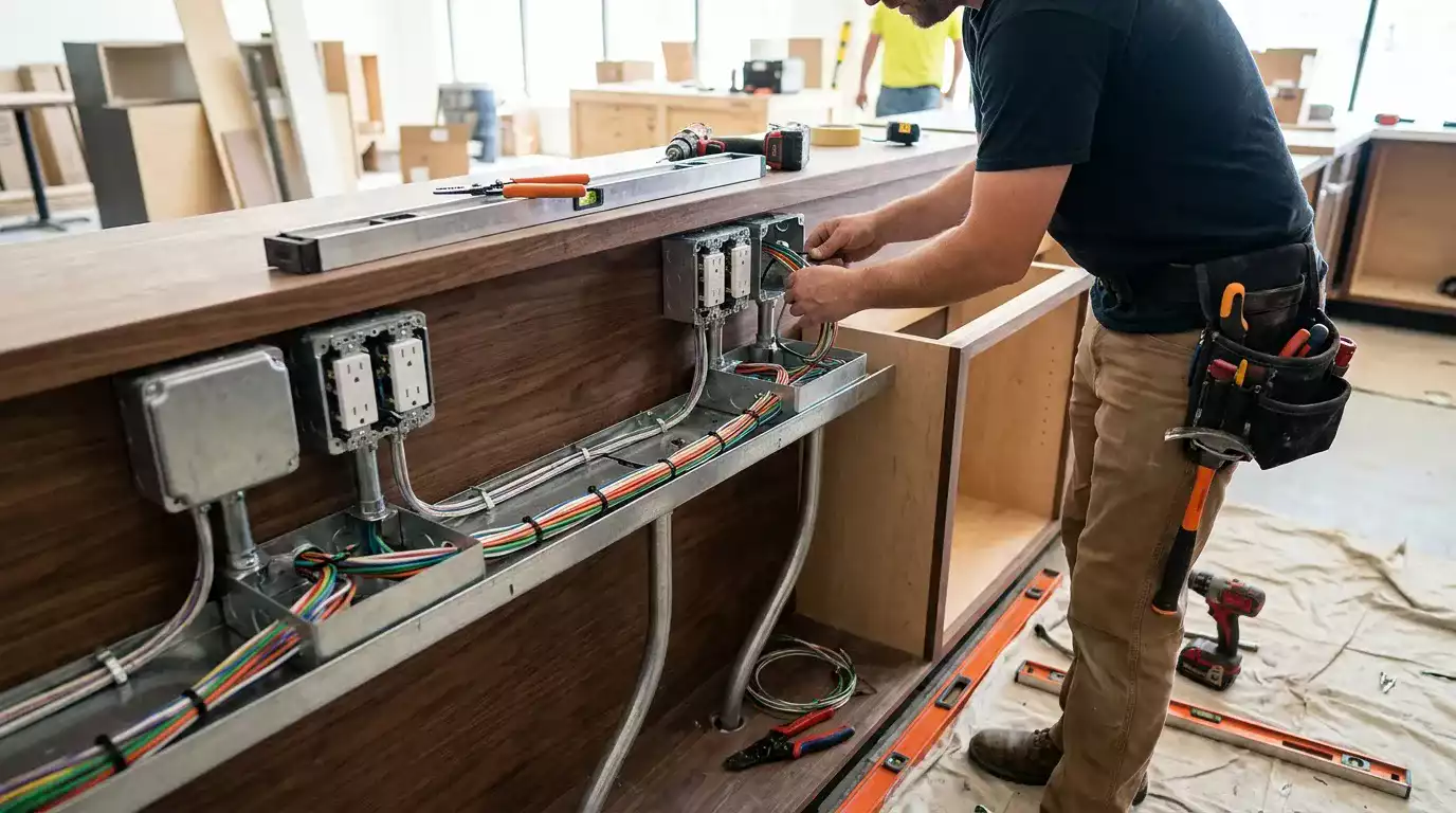 Instalação elétrica para área gourmet: pontos de energia e iluminação&nbsp;&nbsp;