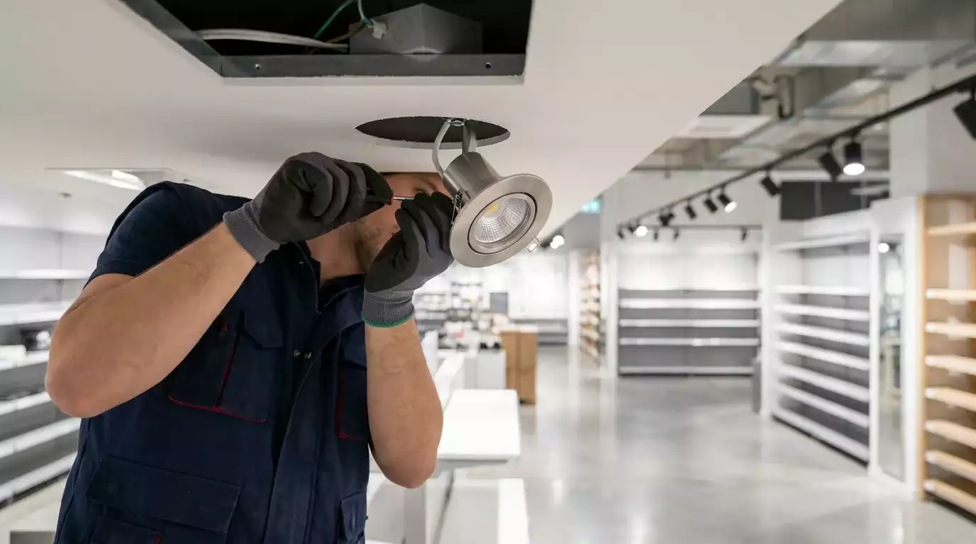 Componentes e dispositivos para elétrica residencial em reforma