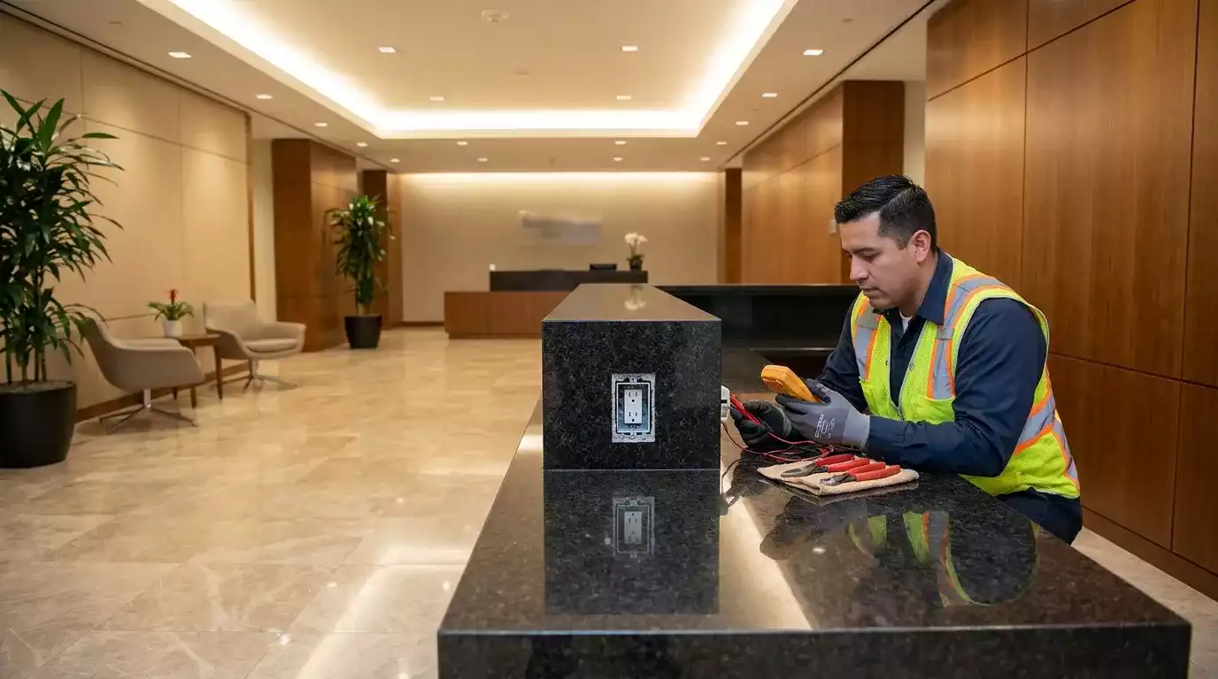 Monitoramento e manutenção elétrica industrial