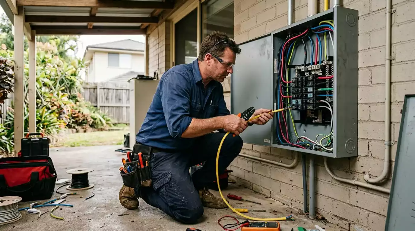 Eletricista para curto-circuito residencial em Campo Grande